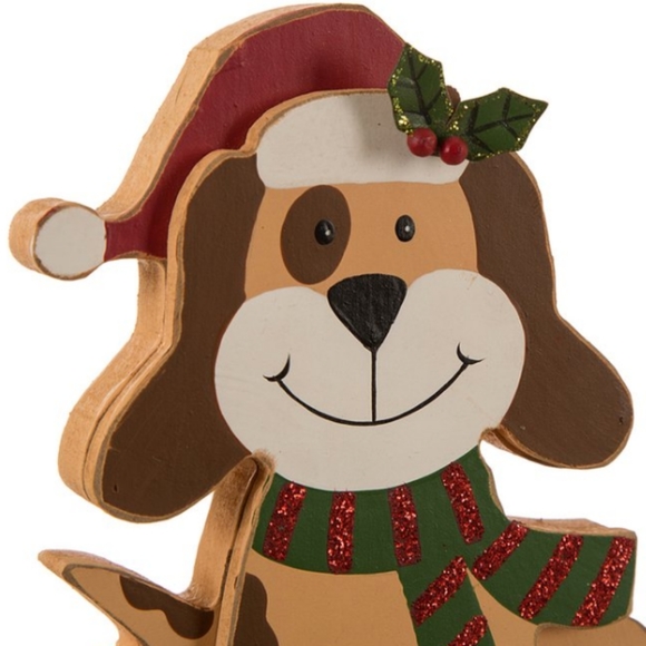 Brown Dog Christmas Stocking Holder - Picture 3 of 4